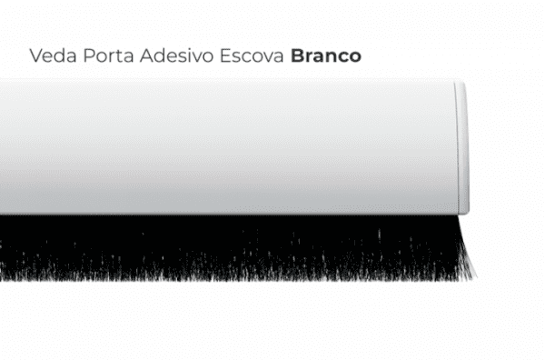 Veda Porta Escova Branco e Marrom - Imagem 2