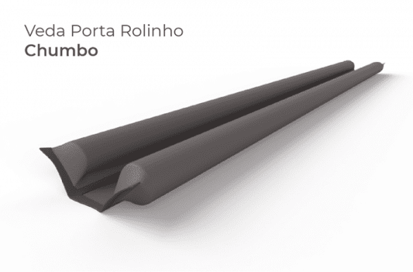 Veda Porta Rolinho de Espuma Chumbo - Imagem 2
